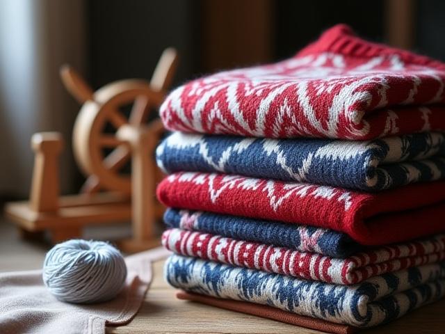 Norske strikkemønstre og tradisjonelle ullplagg